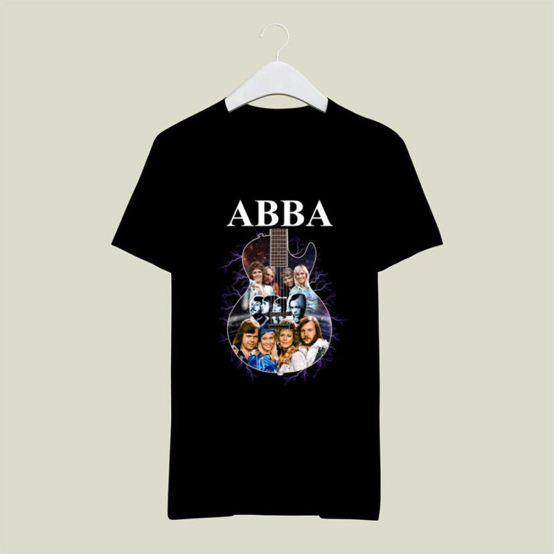 Abba Band Guitar 6 T Shirt