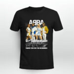 Abba 51 Years Reunite First New Album In 41 Years Thank You For The Memories 8 T Shirt