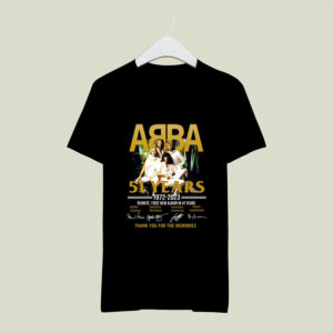 Abba 51st Anniversary 1972 2023 Thank You For Memories Signatures 0 T Shirt