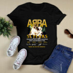 Abba 51st Anniversary 1972 2023 Thank You For Memories Signatures 2 T Shirt