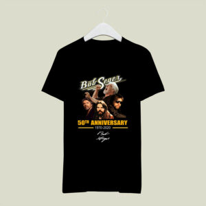 Bob Seger 50th anniversary 1970 2020 signature 2 T Shirt