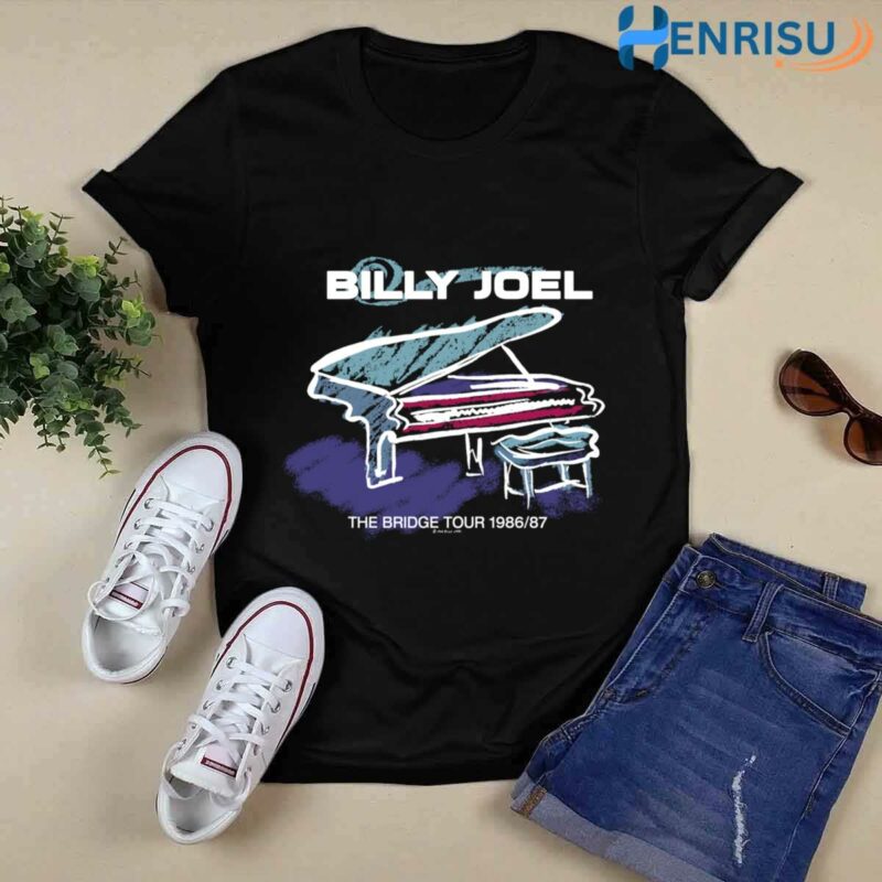 1986 1987 Billy Joel Vintage Concert 86 87 Bridge Tour 1 T Shirt