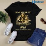 2023 Bob Marley 42nd anniversary signature thank you for the memories 5 T Shirt