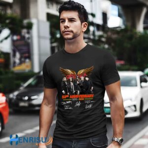 Aerosmith 53rd Anniversary 1970 2023 Signature 4 T Shirt