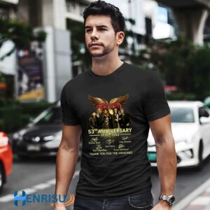 Aerosmith 53rd Anniversary 1970 2023 Signatures 0 T Shirt