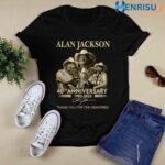 Alan Jackson 40th Anniversary 1983 2023 Signature 4 T Shirt