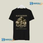 Alan Jackson 40th Anniversary 1983 2023 Signature grey 7 T Shirt