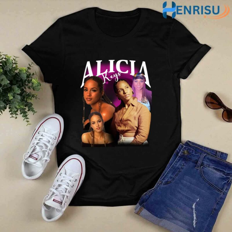 Alicia Keys Vintage Retro 4 T Shirt