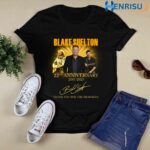 Blake Shelton 22nd Anniversary 2001 2023 signature 3 T Shirt