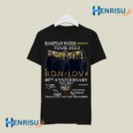 Bon Jovi Hampton Water Presents Tour 2023 Signatures 4 T Shirt