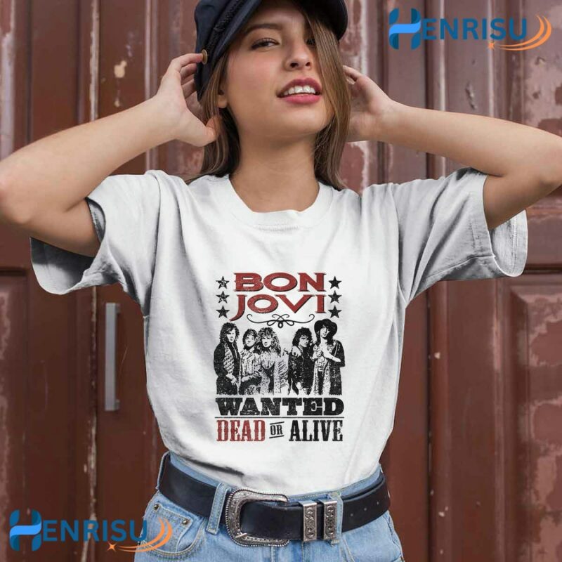 Bon Jovi Wanted Dead Or Alive 2 T Shirt