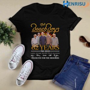 The Beach Boys 62 years 1961 2023 thank you for the memories 2 T Shirt